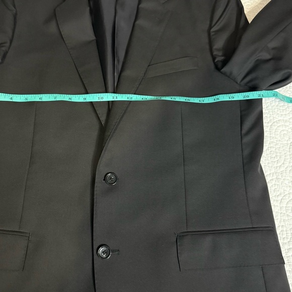 J. Crew & Ing. Loro Piana Black Suit Jacket 42R 100% Wool - Picture 10 of 12